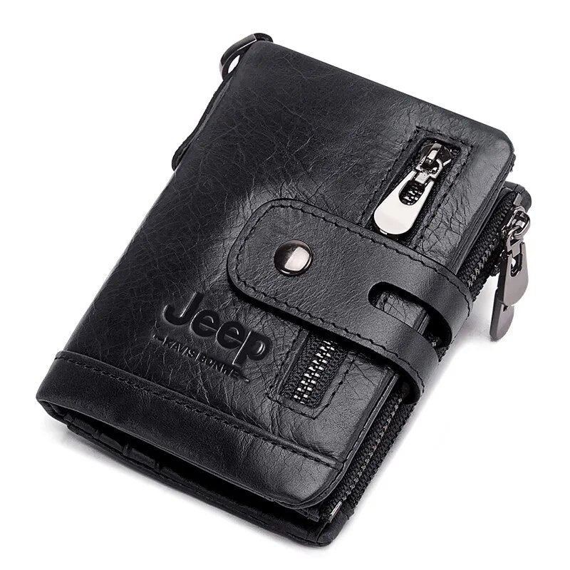 Carteira de Couro Masculina com Corrente Tau - Image 3