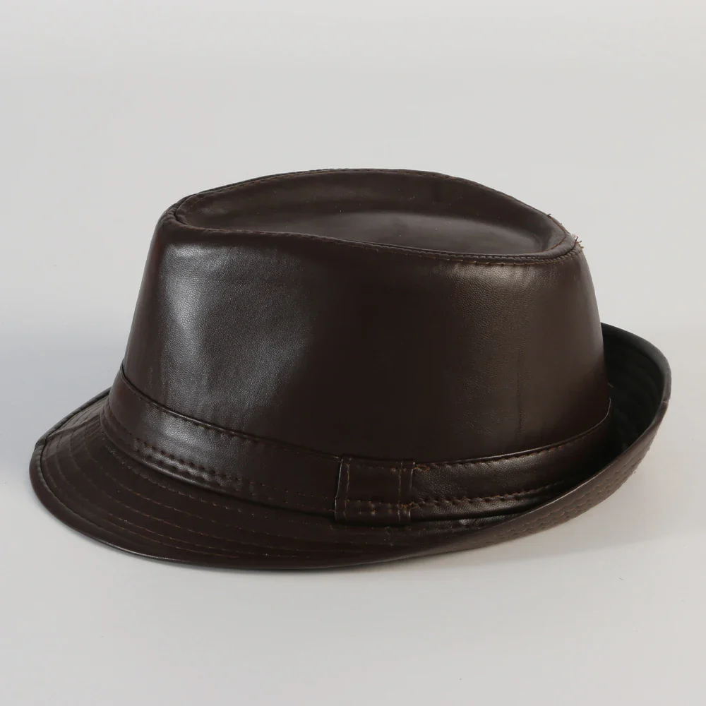 Chapéu Masculino em Couro Ecológico Luke - Image 7