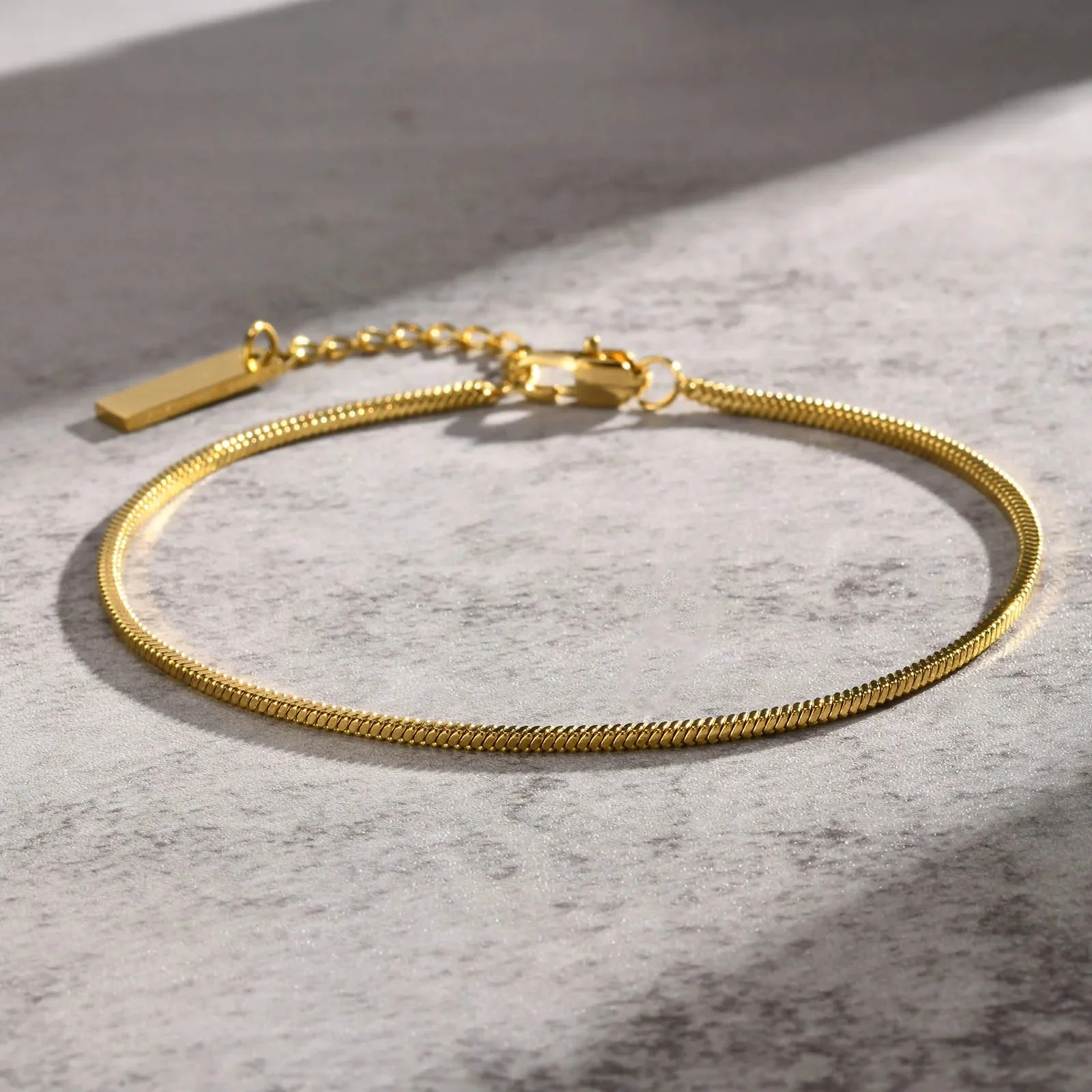 Pulseira Masculina Minimalista em Aço Inoxidável - Image 5