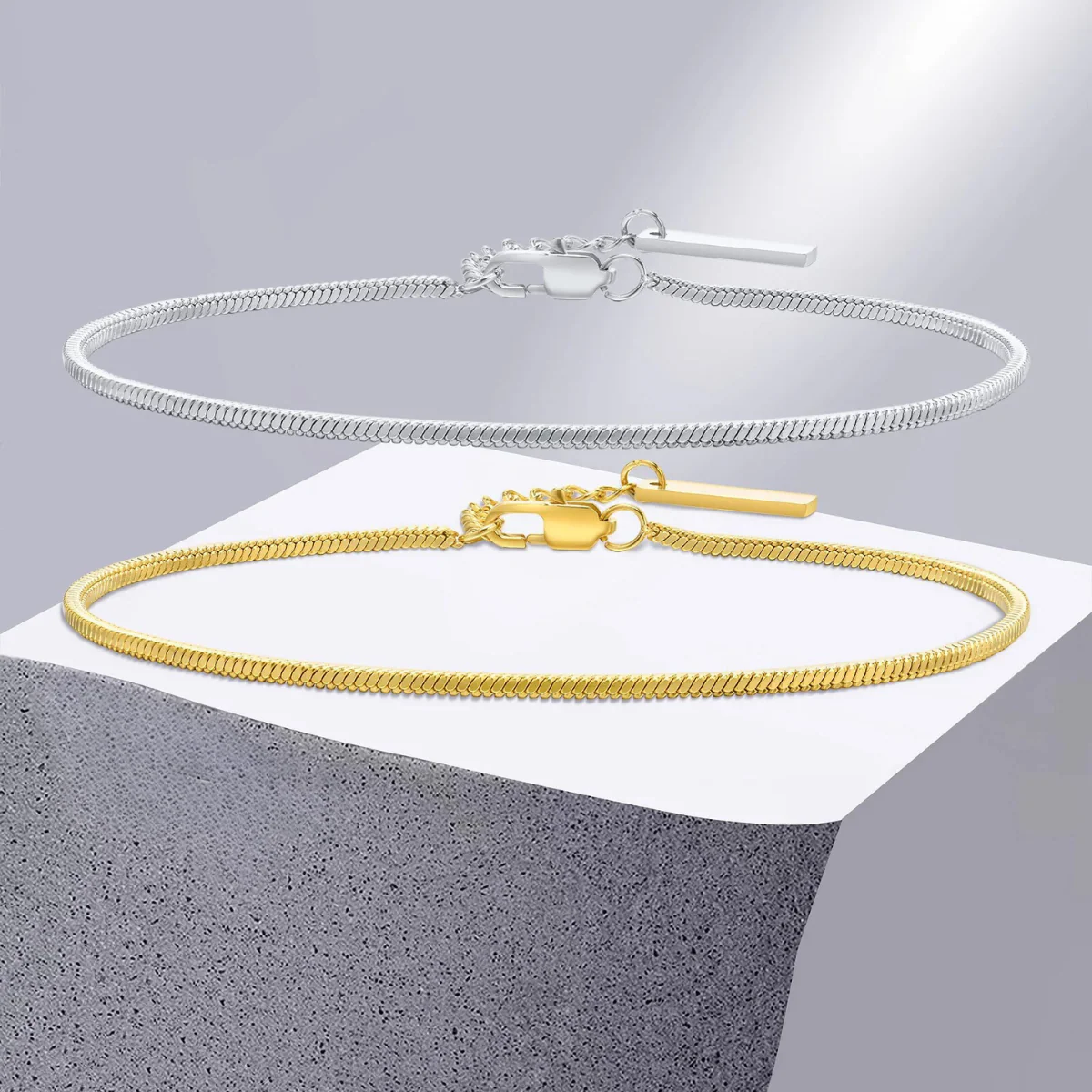 Pulseira Masculina Minimalista em Aço Inoxidável - Image 7